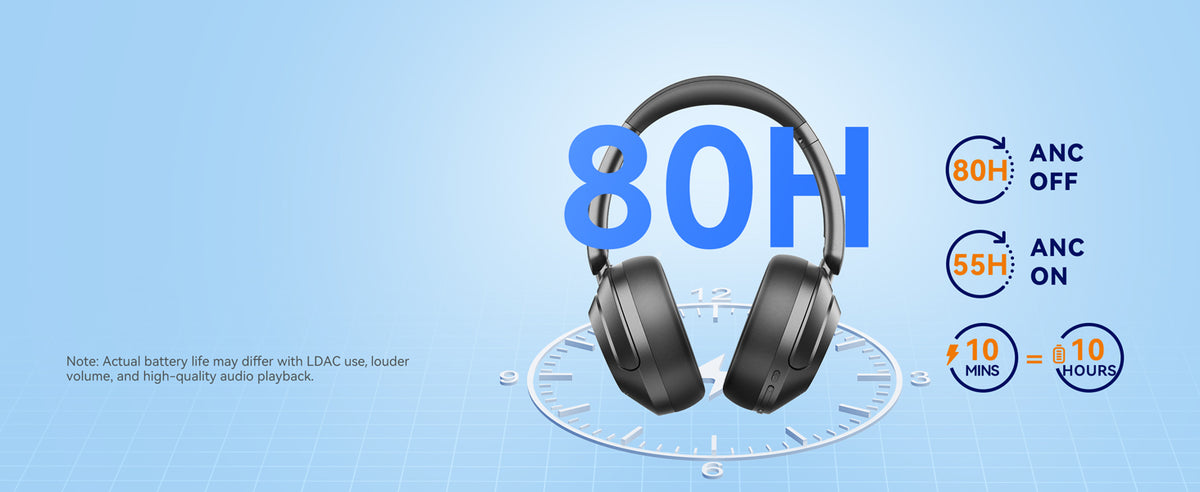 80H Long-Lasting Playtime