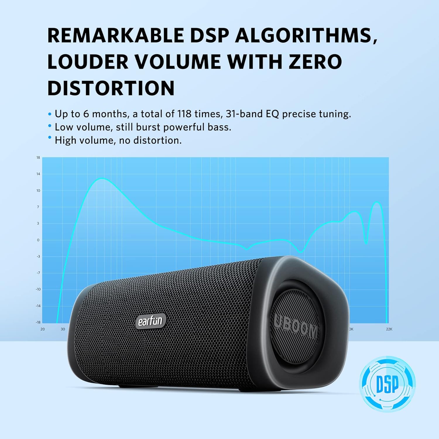 EarFun UBOOM® L | JumboBass™ Portable Bluetooth Speaker