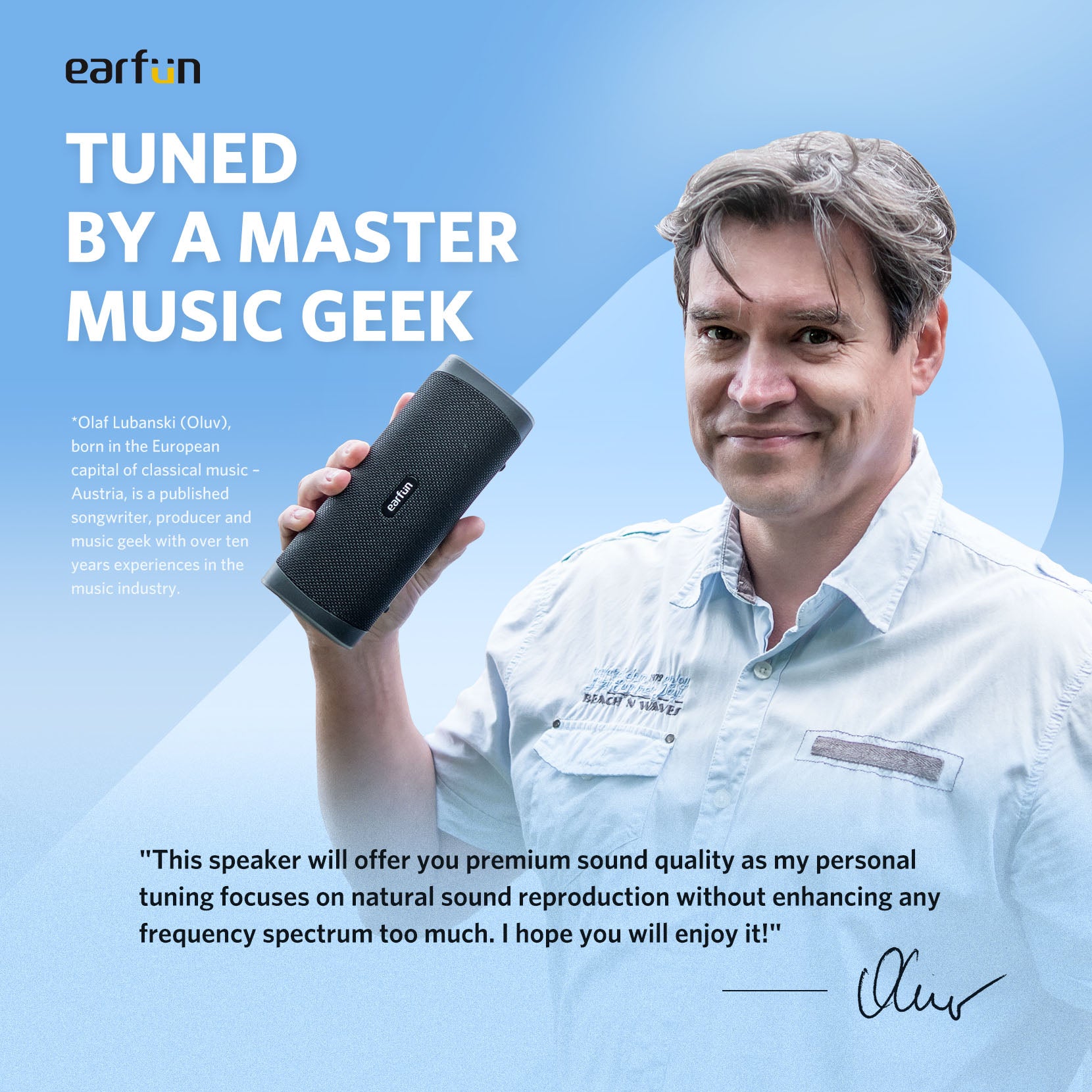 EarFun UBOOM® L | JumboBass™ Portable Bluetooth Speaker